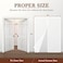 yotache Yotache Door Net Screen with Magnet Fit Doors 48x82 to 48x83 Screen Size 50x84 Patio French Doors Net Heavy Duty Mesh Pets and Kids Friendly White