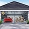 Iduontis Garage Door Screen for 2 Car Garage 18x7FT Magnetic Screen Garage with Retractable Fiberglass Mesh and Heavy Duty Weighted Bottom Easy Assembly Pass Hands Free Screen Door Kit