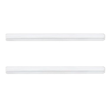 Micro Traders 2Pcs Door Knob Spindle 6mm Door and Window Handle Shaft Straight spindle for Door Lock Window Lock Handle 100mm Silver Solid Steel