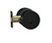 Berlin Modisch Zero Gravity Urban Series Single Cylinder Deadbolt Lock for Front Door Entrance Modern High Security Heavy Duty Iron Black Finish
