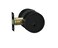 Berlin Modisch Zero Gravity Urban Series Single Cylinder Deadbolt Lock for Front Door Entrance Modern High Security Heavy Duty Iron Black Finish