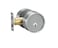Berlin Modisch Zero Gravity Urban Series Single Cylinder Deadbolt Lock for Front Door Entrance Modern High Security Heavy Duty Satin Nickel Finish