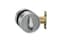 Berlin Modisch Zero Gravity Urban Series Single Cylinder Deadbolt Lock for Front Door Entrance Modern High Security Heavy Duty Satin Nickel Finish
