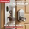 Bravex Keyless Entry Keypad Deadbolt Door Lock 304 Stainless Steel Sabbath Lock 100 Mechanical Shabbos Lock No Risk of Low Power