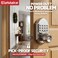 Bravex Keyless Entry Keypad Deadbolt Door Lock 304 Stainless Steel Sabbath Lock 100 Mechanical Shabbos Lock No Risk of Low Power