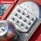 Bravex Keyless Entry Keypad Deadbolt Door Lock 304 Stainless Steel Sabbath Lock 100 Mechanical Shabbos Lock No Risk of Low Power
