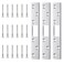 Kscjdg Deadbolt Armor 6 Inch Extended Strike Plate for Heavy Duty Residential Door 3 Pack Silver