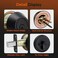Gaurqiah Keyed Single Cylinder Deadbolt Lock for Exterior Round Design Dead Bolt for Front Door and Entrance Door Matte Black