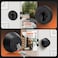 Gaurqiah Keyed Single Cylinder Deadbolt Lock for Exterior Round Design Dead Bolt for Front Door and Entrance Door Matte Black
