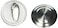 SCHLAGE JSeries by Schlage Thumbturn with Standard Trim NonKeyed One Sided Deadbolt Highest Residential Security Satin Stainless Steel JD81 630