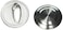 SCHLAGE JSeries by Schlage Thumbturn with Standard Trim NonKeyed One Sided Deadbolt Highest Residential Security Satin Stainless Steel JD81 630