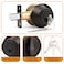 Probrico Keyed Alike Single Cylinder Deadbolts Oil Rubbed BronzeCombo Packs One Side Keyed Deadbolts 3 Keys Interior Exterior Door Lock for Entrance Lock and Front Gate 3 Pack