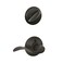 SCHLAGE Schlage F59 ACC 716 RH Accent Interior RightHanded Lever with Deadbolt Aged Bronze Interior Half Only