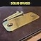 Siwil Brass Door Filler Plate 1 x 214 with Round Corner Door Edge Hole Cover Plate 2 Pack