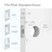 ULTRALOQ Latch 5 Smart Lock Worlds First WiFi Smart Lever Lock AutoLock Touchscreen Digital Keypad Fingerprint Door Handle for Home Front Door Rental Office App Remote Control Black