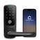 ULTRALOQ Latch 5 Smart Lock Worlds First WiFi Smart Lever Lock AutoLock Touchscreen Digital Keypad Fingerprint Door Handle for Home Front Door Rental Office App Remote Control Black