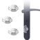 UtySty 3 Pack Keyed Entry Door Knob Deadbolt Secure Cover Baby Proofing Adhesive Deadbolt Lock Child Safety Protector for Ball Door Knobs with Lock and Key Interior Exterior Front Entrance Locks 11