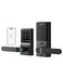 eufy Security Smart Lock C33 Keypad Door Lock with Handle Fingerprint Door Knob Keyless Entry Door Lock for Front Door and Bedrooms Electronic Deadbolt WiFi App Control IP53 Waterproof Black