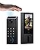 eufy Security Smart Lock FamiLock S3 Max with Palm Vein Recognition Keyless Entry Front Door Lock WiFi Keypad Deadbolt 2K HDR Doorbell Camera 16GB Builtin Storage BHMA 1 Rear Lock Video Screen