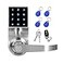 Colosus Electronic Keyless Door Lock Keyless Entry with Touchscreen Key Fobs Remote Control Keys for Home Office or Commercial Silver NDL319