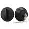 Probrico Single Cylinder Deadbolts Flat Black Keyway Keys Handleset 3 Keys Interior Exterior Door Hardware for Entrance Lock and Front Gate 1 Pack