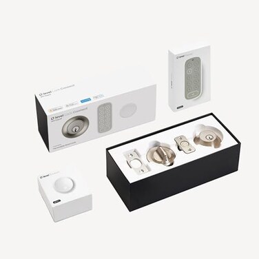 Level Lock Connect WiFi Smart Lock with Keypad Previous Model Satin Nickel