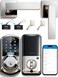 Veise VE07L Fingerprint App Control Smart Locks with HeavyDuty Zinc Alloy Handles Keyless Entry for Front Door Digital Electronic Touchscreen Auto Lock Waterproof Easy Install Satin Nickel