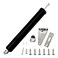 AUXBC Adjustable Pneumatic Door Closer Kit Heavy Duty Storm Door Closer with Hold Open Feature for Medium and Lightweight Screen Doors Black