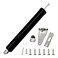 AUXBC Adjustable Pneumatic Door Closer Kit Heavy Duty Storm Door Closer with Hold Open Feature for Medium and Lightweight Screen Doors Black