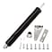 AUXBC Adjustable Pneumatic Door Closer Kit Heavy Duty Storm Door Closer with Hold Open Feature for Medium and Lightweight Screen Doors Brown