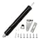 AUXBC Adjustable Pneumatic Door Closer Kit Heavy Duty Storm Door Closer with Hold Open Feature for Medium and Lightweight Screen Doors Brown