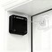 SHIMIDO Upgraded Retractable Automatic Door Closer ToolFree Installation Powerful 35lb Pull Shuts Doors Completely Compact Universal Fit for Screen Sliding Almost All Doors Black
