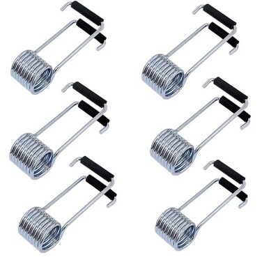 BYSOL Universal Butterfly Spring Door CloserSteel selfClosing Butterfly Spring Door CloserFits on Most Door Butt Hinge Pins 6 Pack