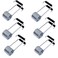 BYSOL Universal Butterfly Spring Door CloserSteel selfClosing Butterfly Spring Door CloserFits on Most Door Butt Hinge Pins 6 Pack