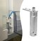 UPKOCH Automatic Door Closer Stainless Steel Freezer Door Hinge Replacement Adjustable Self Closing Refrigerator Door Hardware 433X275X082 Inch