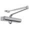 Dynasty Hardware Door Closer Grade 1 Heavy Duty Commercial Hydraulic Closer SelfClosing Adjustable Spring Size 14 ADA Compliant Surface Mount Sprayed Aluminum Series 1614