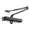 Dynasty Hardware Door Closer Grade 1 Heavy Duty Commercial Hydraulic Closer SelfClosing Adjustable Spring Size 36 Surface Mount Sprayed Duronotic Bronze Series 1636