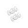 bociloy 2PCS BacktoBack Shower Glass Door Knob Aluminium Alloy DoubleSided Bathroom Door Knob Round Sliding Shower Doors Pulls Handle for Bathroom Glass Doors Polished Chrome