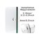 bociloy BacktoBack Shower Glass Door Knob Stainless Steel DoubleSided Bathroom Door Knob Round Sliding Shower Doors Pulls Handle for Bathroom Glass Doors Brushed Chrome