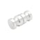 bociloy BacktoBack Shower Glass Door Knob Stainless Steel DoubleSided Bathroom Door Knob Round Sliding Shower Doors Pulls Handle for Bathroom Glass Doors Brushed Chrome