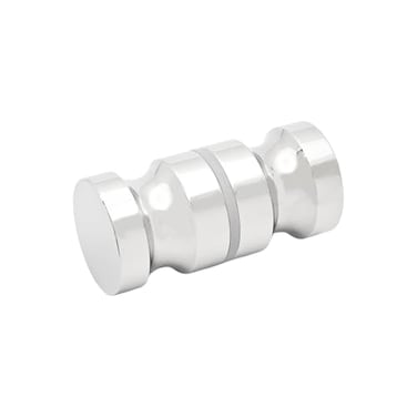 bociloy DoubleSided Shower Glass Door Knob Bathroom BacktoBack Door Knob Stainless Steel Sliding Shower Doors Pulls Handle for Bathroom Glass Doors Polished Chrome