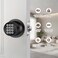 Buoan Door Knob with Keypad Keyless Entry Door Lock Black Electronic Code Locks Door Knob Passage Mode Easy to Install for HomeOfficeHotelBedroom