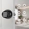Buoan Door Knob with Keypad Keyless Entry Door Lock Black Electronic Code Locks Door Knob Passage Mode Easy to Install for HomeOfficeHotelBedroom