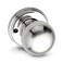 Copper Creek BK2090PS Ball Door Knob Dummy Function 1 Pack in Polished Stainless