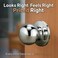 Copper Creek BK2090PS Ball Door Knob Dummy Function 1 Pack in Polished Stainless