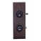 Copper Creek EKDB141TB Egg Door Knob Keyed Alike with Deadbolt Combination Tuscan Bronze