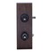 Copper Creek EKDB141TB Egg Door Knob Keyed Alike with Deadbolt Combination Tuscan Bronze