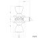 Design House 787333 Tulip Passage Knob for Halls and Closet Doors 625 L x 325 W Satin Chrome 1Pack