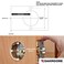 OAKMOORE Heavy Duty Commercial Door Handle Classroom Lock Function Grade 2 Classroom Door Locks Keyed for Schools Colleges Commercial Door Knob Nickel Finish Lockset C UL ADA ANSI A1562