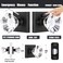 HIEMEY Glass Crystal Door Knobs Interior with Lock Matte Black Modern Diamond Privacy Square Clear Glass Crystal Door Knobs for Bedroom and Bathroom